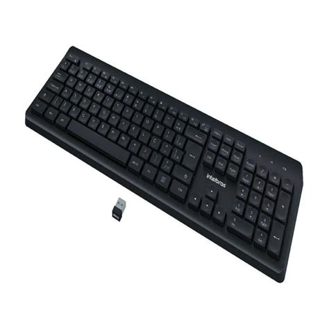 KIT COMBO TECLADO E MOUSE INTELBRAS CSI50 SEM FIO PRETO KIT COMBO