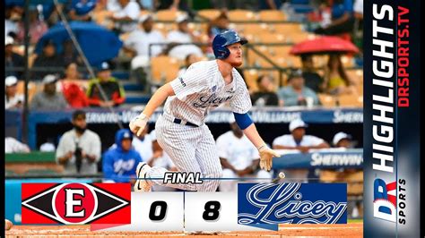 Resumen Leones Del Escogido Vs Tigres Del Licey Oct Serie