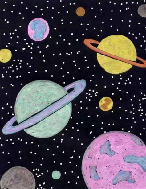 Easy How To Draw Planets Tutorial