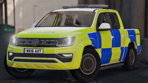 Generic British Police Volkswagen Amarok Reskin 10 Fs19 Fs17 Ets 2 Mods