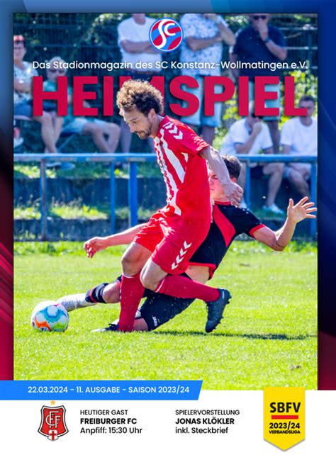 Heimspiel Das Stadionmagazin Des Sc Konstanz Wollmatingen E V