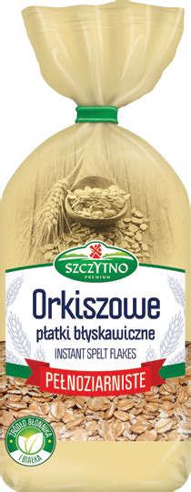 Szczytno Platki Blyskawiczne Orkiszowe G Wholegrain Spelt Flakes