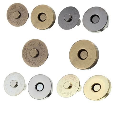 Set Pack Mm Mm Strong Magnetic Snap Fasteners Clasps Buttons For