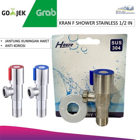 Jual Stop Kran Shower F Stainless Hause Kran Jet Shower Cabang Sus