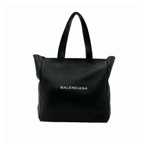 バレンシアガ ロゴ トートバッグ 黒 Balenciaga【バレンシアガ】ラージ トートバッグ 504980 エブリデイ レザー ブラック