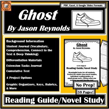 Ghost By Jason Reynolds Reading Guide Book Literature Novel Study