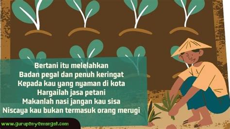 Puisi Tentang Petani Menanam Padi 48 Koleksi Gambar