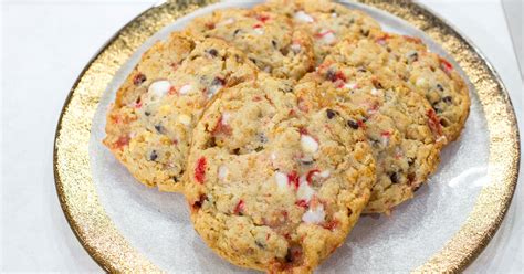 Christina Tosis Cornflake Chocolate Chip Peppermint Cookies