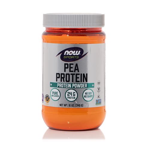 NOW Sports Pea Protein Informed Sport Certified Natural Unflavored