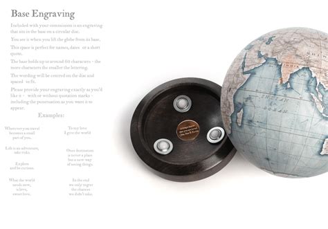 Wood Series - The Albion - Mini Desk Globe - Bellerby & Co Globemakers