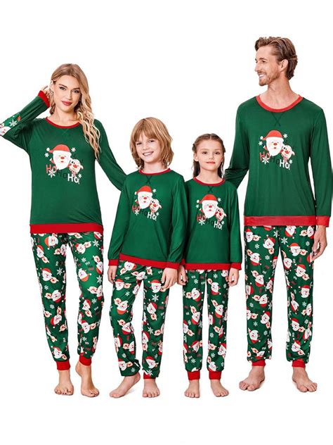 Personalized festive pjs family santa jammies - PJGarment China Pajama ...