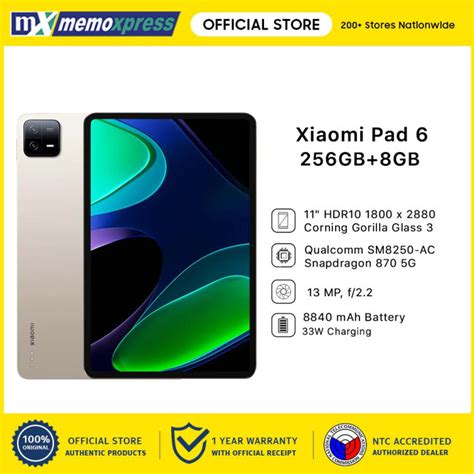 Xiaomi Pad Gb Gb Tablet Memoxpress Lazada Ph