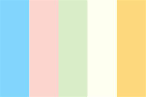 Retro Pastel Color Palette