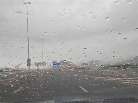 Uae Rainy Weather In Fujairah Partly Cloudy In Abu Dhabi And Dubai