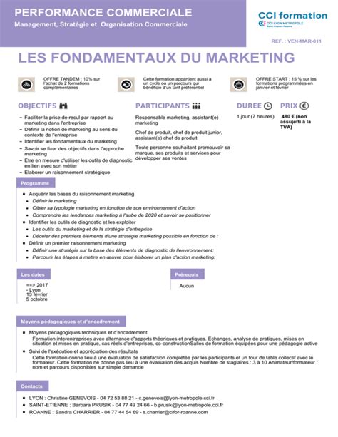 Les Fondamentaux Du Marketing