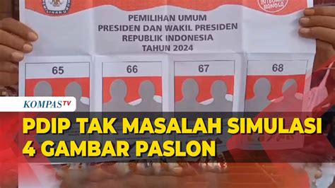 Pdip Grobogan Tak Permasalahkan Gambar Paslon Saat Simulasi