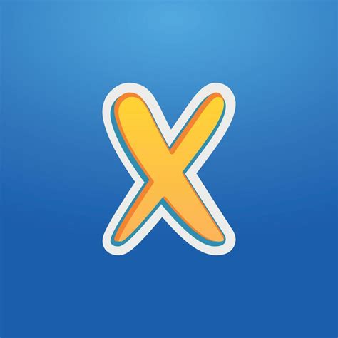 3d Illustration Of Small Letter X 20847898 Vector Art At Vecteezy