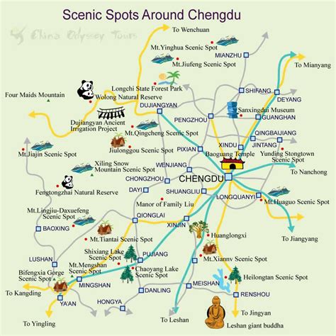 Chengdu Map - China