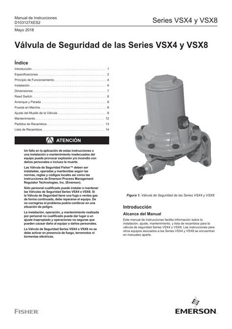 Pdf Manual De Instrucciones Series Vsx Y Vsx Emerson Comlvula