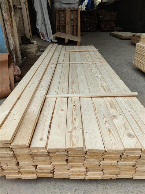 Brown Rectangle Spruce Wood Lumber Thickness Mm At Rs