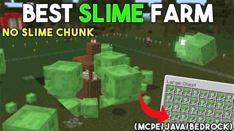 Best Slime Farm In Minecraft 1 19 Bedrock Mcpe X Box Console Ps4 Nintendo Switch Windows 10