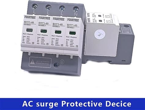 PEKMAR 1Pcs AC SPD Surge Protection 2P 3P 4P 10 20KA 20 40KA 30KA 60KA