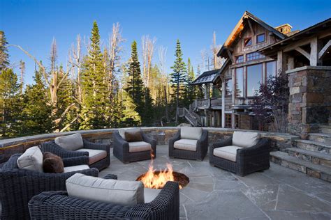 Yellowstone Club Summit Residence Rustic Patio Other By Locati