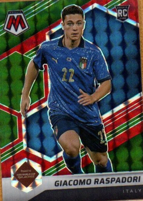 Giacomo Raspadori 2021 Mosaic Road To Fifa World Cup 28 Choice Red