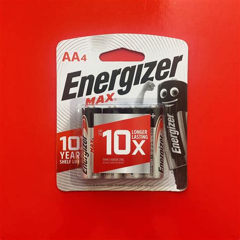 Pin tiểu AA ALkaline Energizer MAX E91 BP4 vỉ 4 viên Pin Giá Rẻ