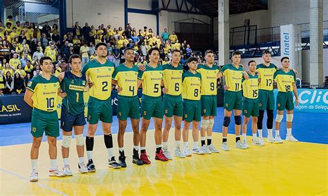 Tabela do Mundial Sub 19 de vôlei masculino Brasil