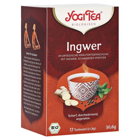 Yogi Tea Ingwer Bio Filterbeutel X Gramm Medpex