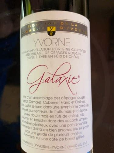 Domaine De La Commune D Yvorne Galaxie Grand Cru Vivino