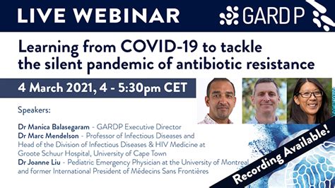 Webinar Learning From COVID 19 To Tackle The Silent Pandemic Of