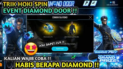 Trik Hoki Spin Event Diamond Door Free Fire Spin Dark Destroyer