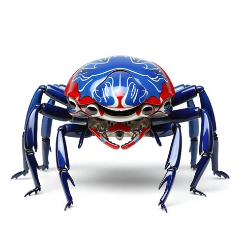 Premium Photo Blue Crab On White Background Isolated Illustration