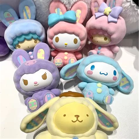 Miniso Sanrio Characters Fluffy Rabbit Series Confirmed Blind Box