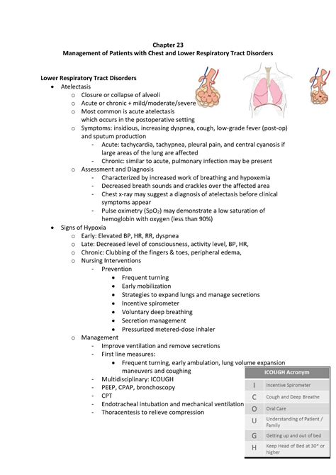 NURS 332 Med Surg Chapter 23 Notes Chapter 23 Management Of