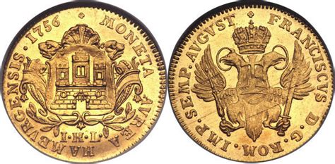 1 Ducat Free Hanseatic City Of Hamburg Numista