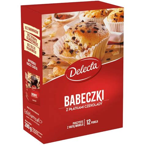 Delecta Babeczki Z P Atkami Czekolady G Foremki Allegro Pl