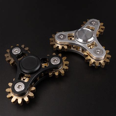 New Arrival Gear Metal Fidget Spinner Edc Hand Finger Top Toy Hand