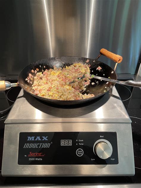 Induction wok cooking : r/carbonsteel