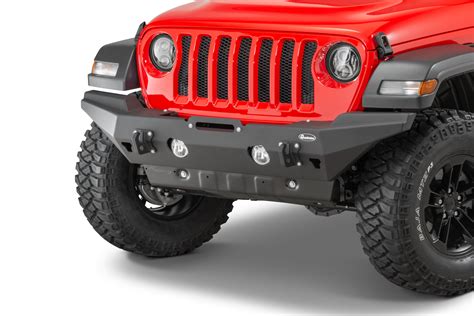 Quadratec Aluminum Brute Strength Winch Bumper For Jeep Wrangler