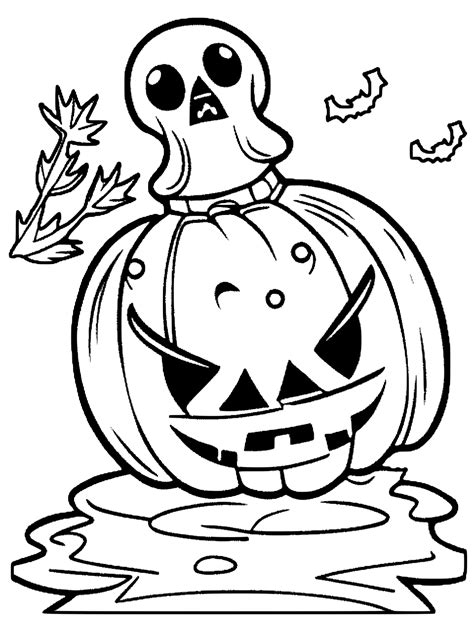 Casper the Friendly Ghost Halloween Coloring Pages · Creative Fabrica