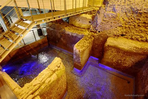 Wonderful Vicus Caprarius Ancient Site Under Trevi Fountain