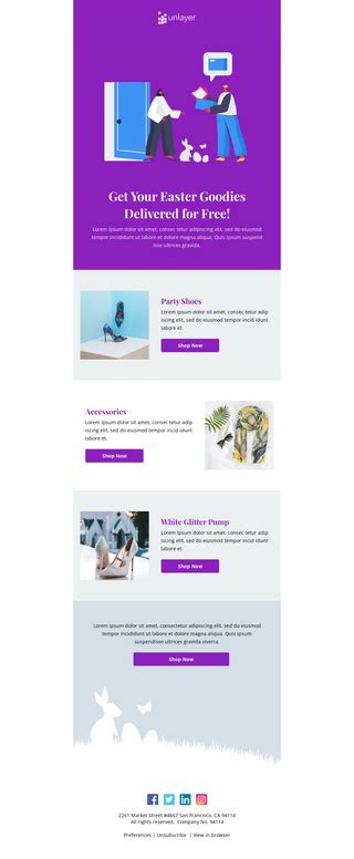 Free Animated Email Templates | Unlayer