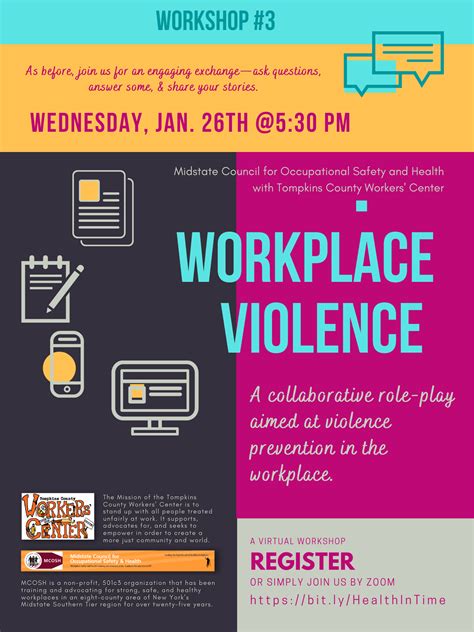 Workplace Violence Midstate Council For Occupational Safety And Health