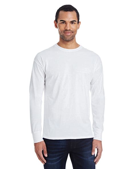 Hanes 42l0 Mens X Temp Long Sleeve Ring Spun T Shirt