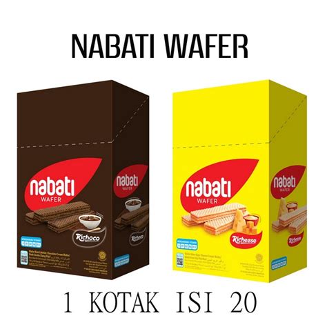 Jual Nabati Wafer 1 Kotak Isi 20 Shopee Indonesia