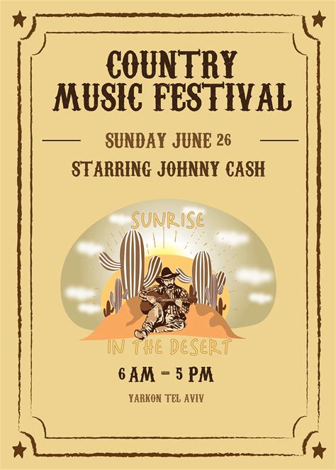 country music festival :: Behance