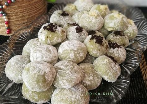 Resep Mochi Pandan Isi Coklat Keju Oleh Erika Rhn Cookpad